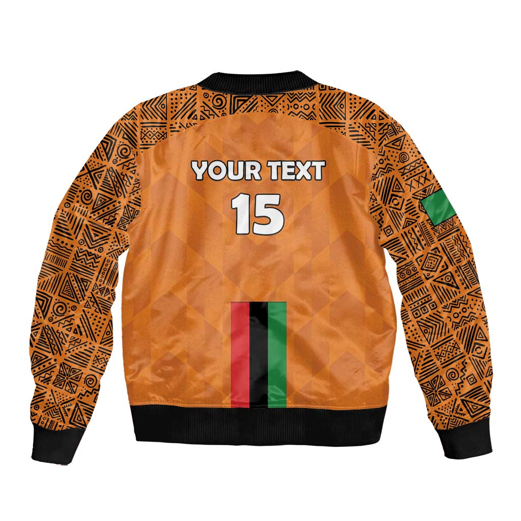 Custom Zambia Football Bomber Jacket Come On Chipolopolo - African Pride