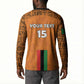Custom Zambia Football Button Sweatshirt Go Chipolopolo Go