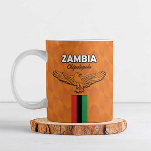 Custom Zambia Football Ceramic Mug Go Chipolopolo Go