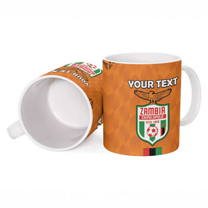 Custom Zambia Football Ceramic Mug Go Chipolopolo Go