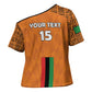 Custom Zambia Football Cross Shoulder Shirt Go Chipolopolo Go