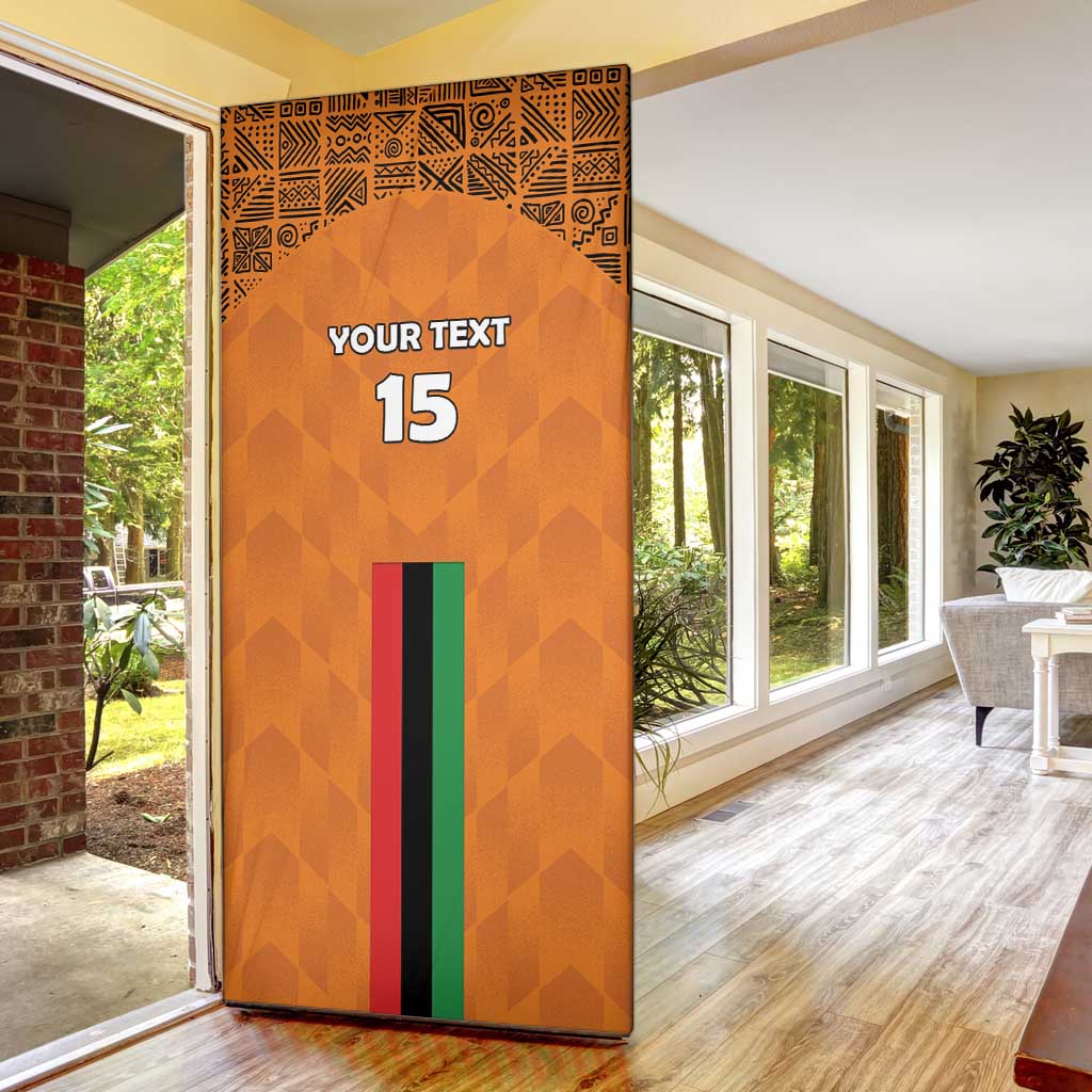 Custom Zambia Football Door Cover Go Chipolopolo Go