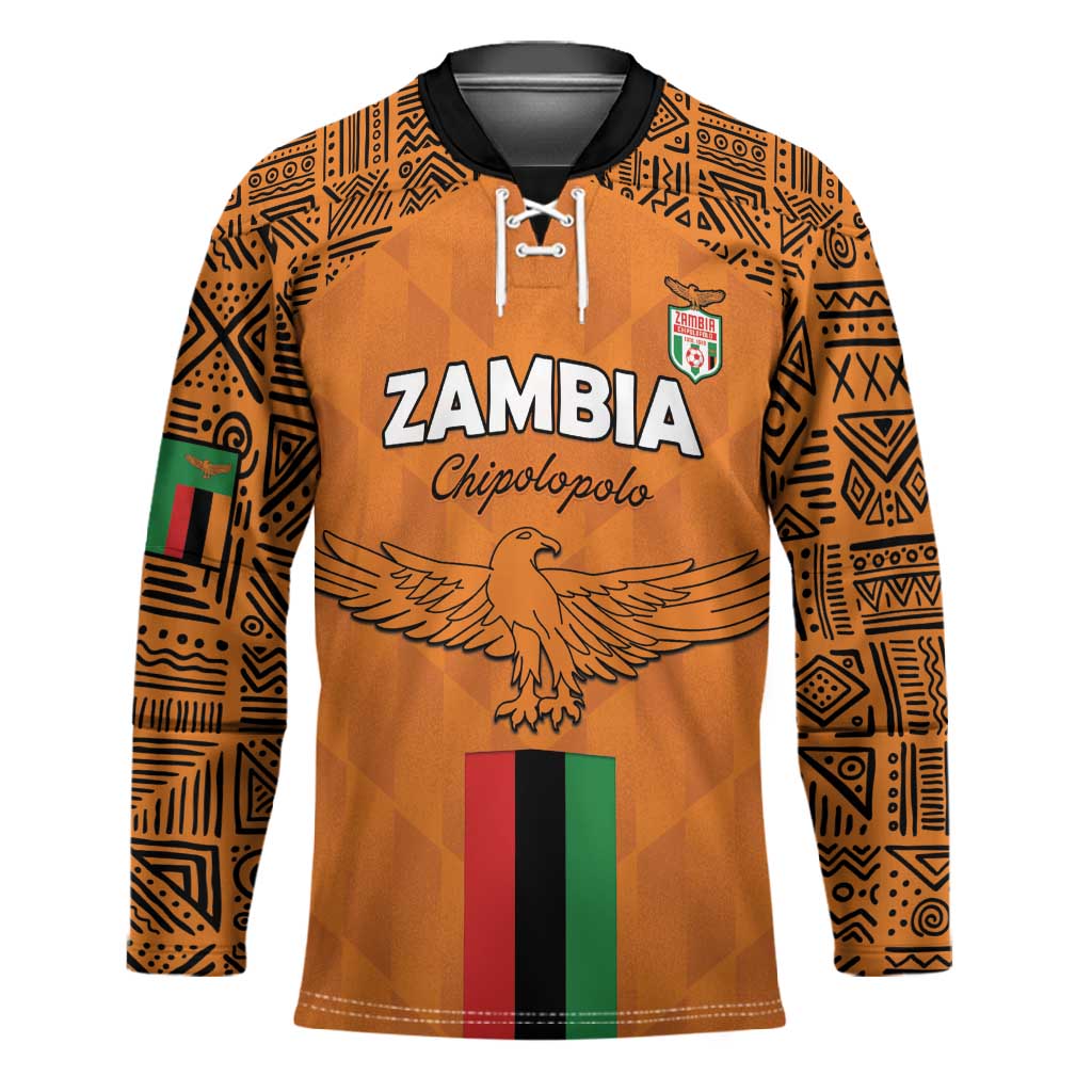 Custom Zambia Football Hockey Jersey Go Chipolopolo Go