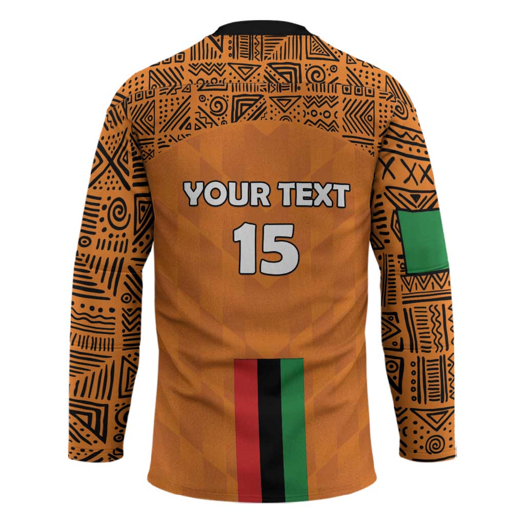Custom Zambia Football Hockey Jersey Go Chipolopolo Go