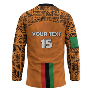 Custom Zambia Football Hockey Jersey Go Chipolopolo Go