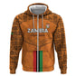 Custom Zambia Football Hoodie Come On Chipolopolo - African Pride