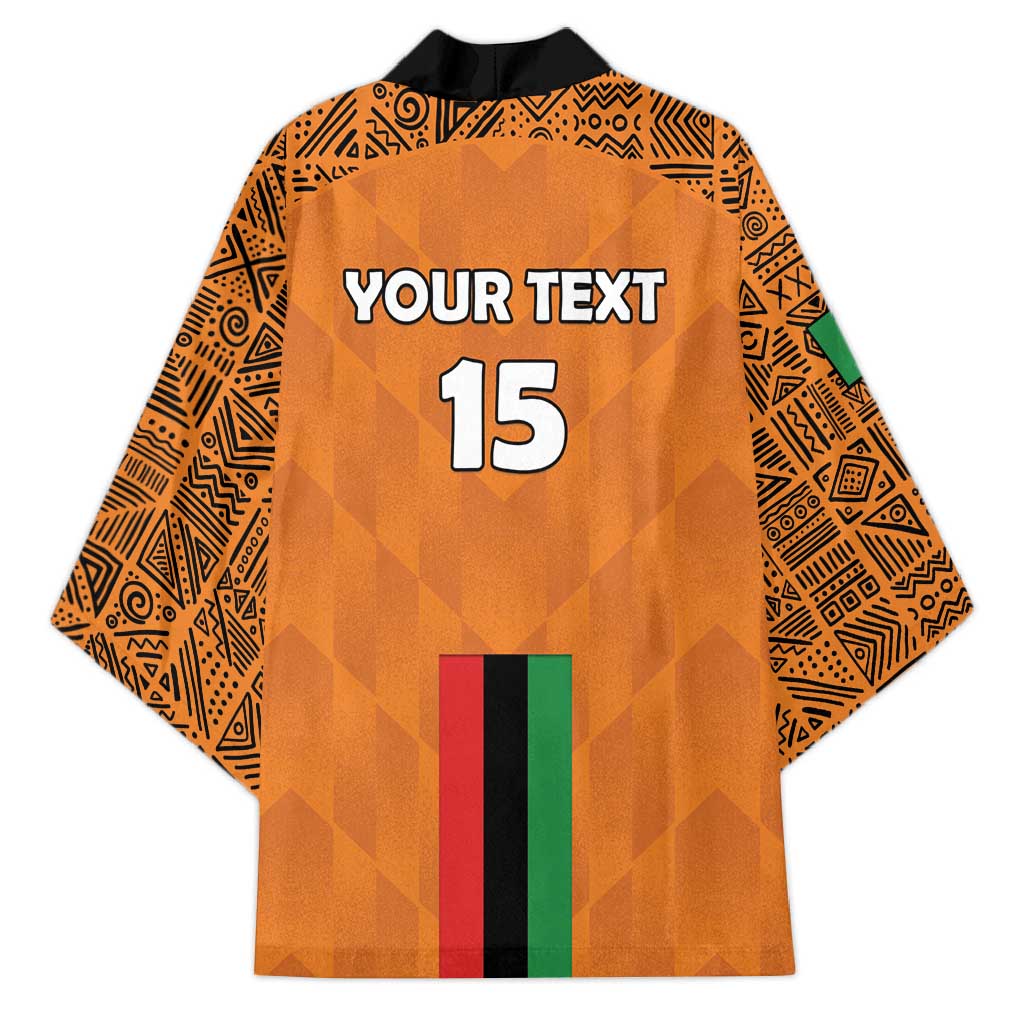 Custom Zambia Football Kimono Go Chipolopolo Go
