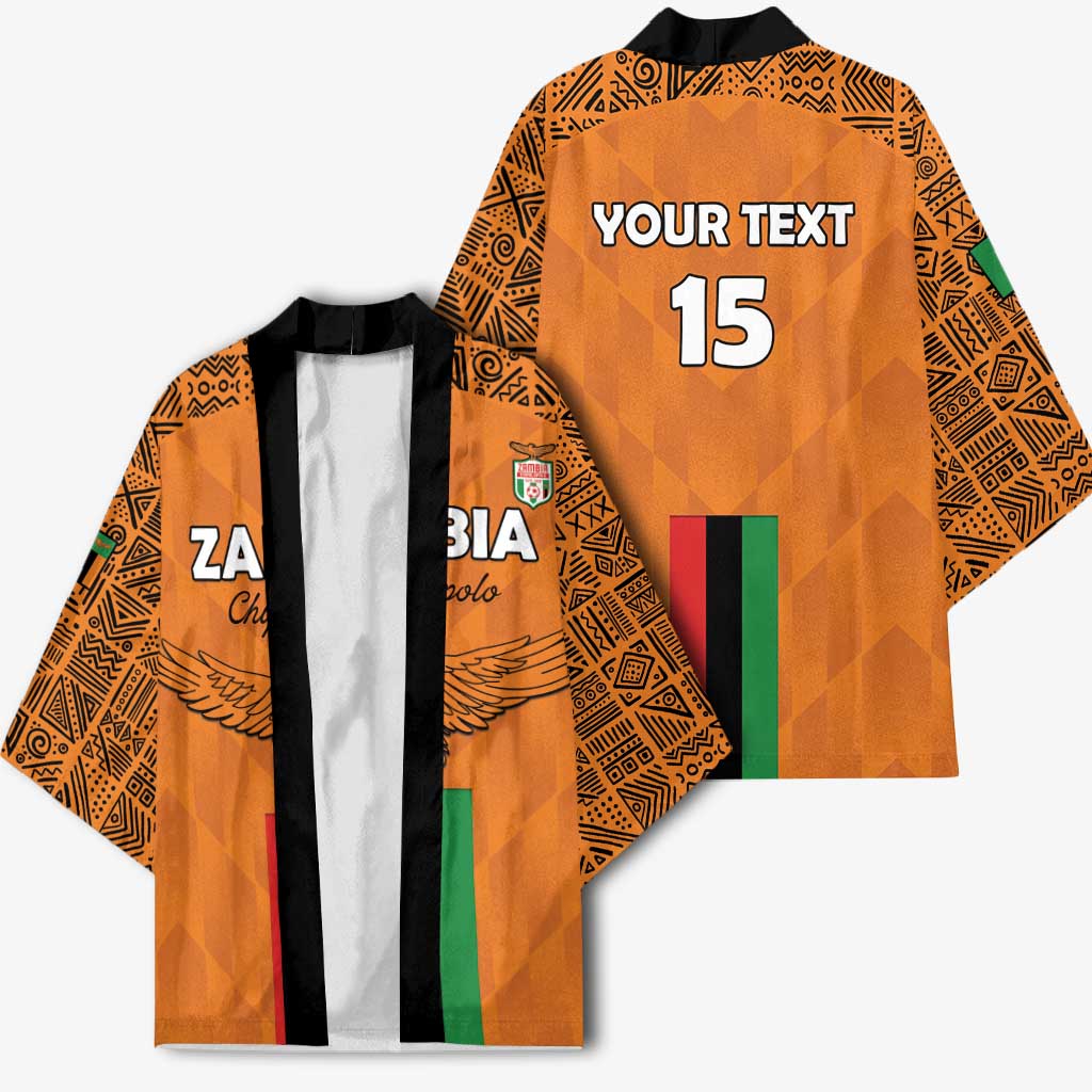 Custom Zambia Football Kimono Go Chipolopolo Go
