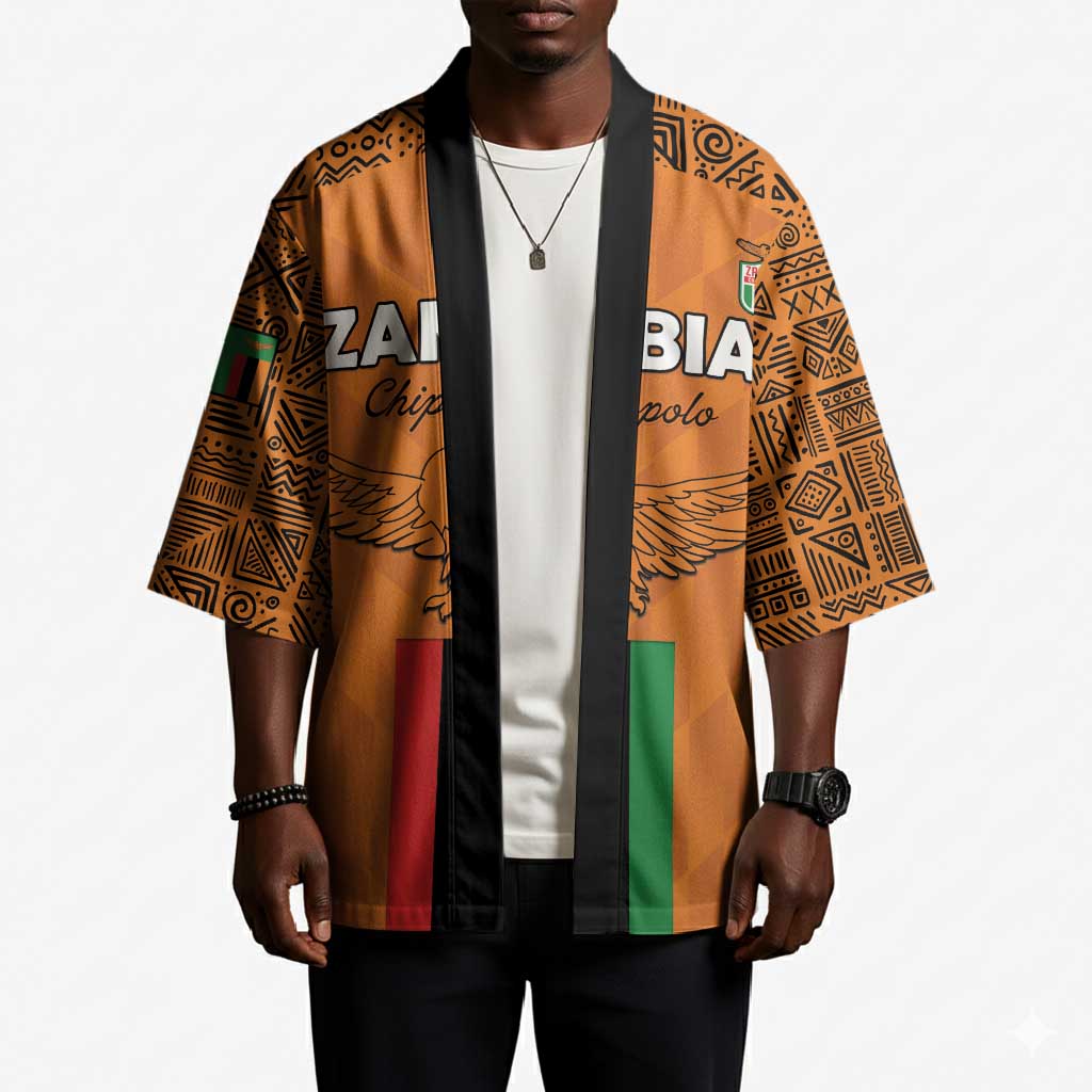 Custom Zambia Football Kimono Go Chipolopolo Go