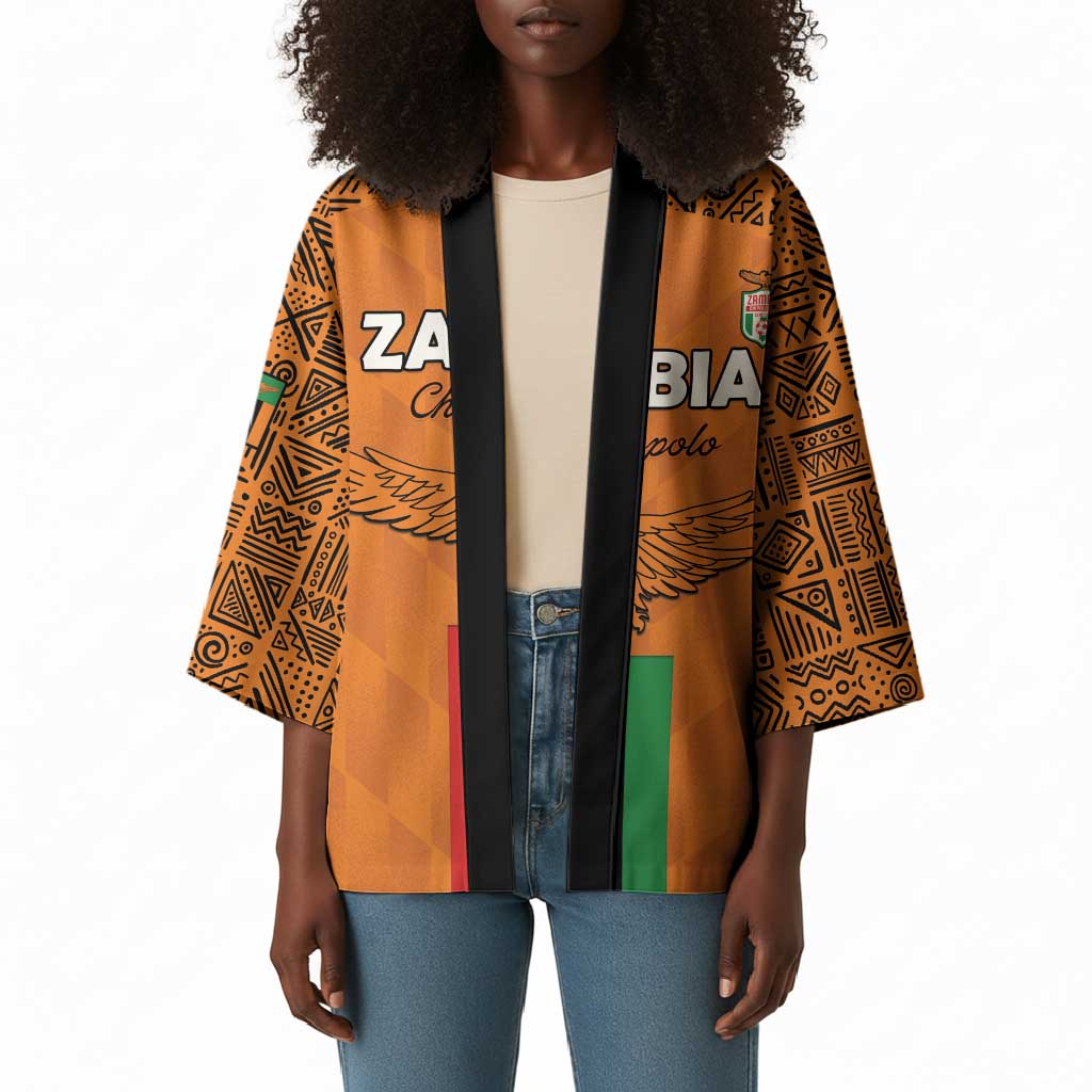 Custom Zambia Football Kimono Go Chipolopolo Go