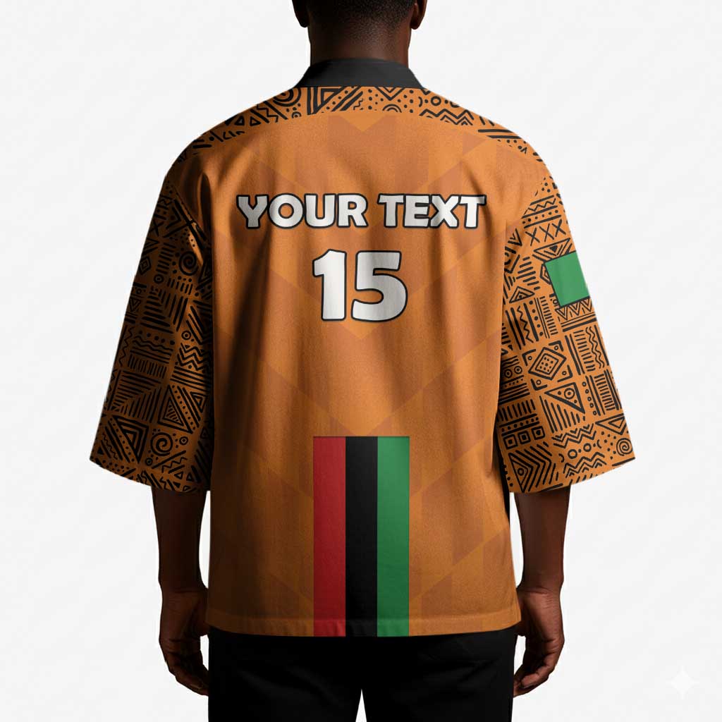 Custom Zambia Football Kimono Go Chipolopolo Go