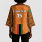 Custom Zambia Football Kimono Sleeve Blouse Go Chipolopolo Go