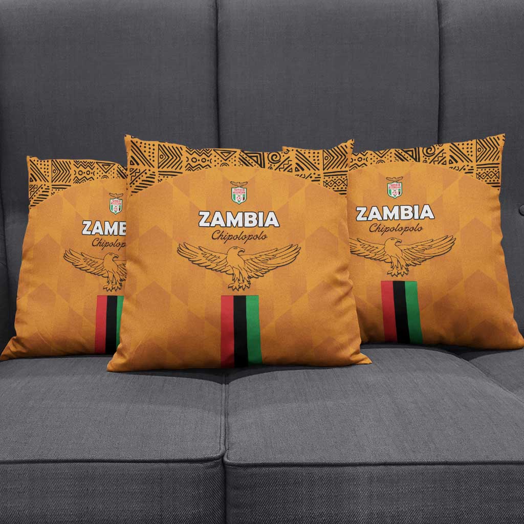 Zambia Football Pillow Cover Go Chipolopolo Go