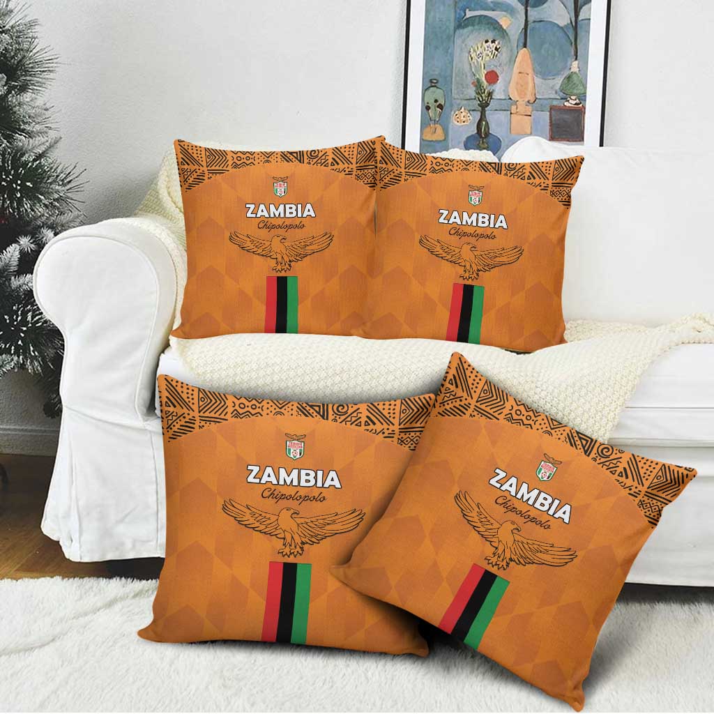 Zambia Football Pillow Cover Go Chipolopolo Go