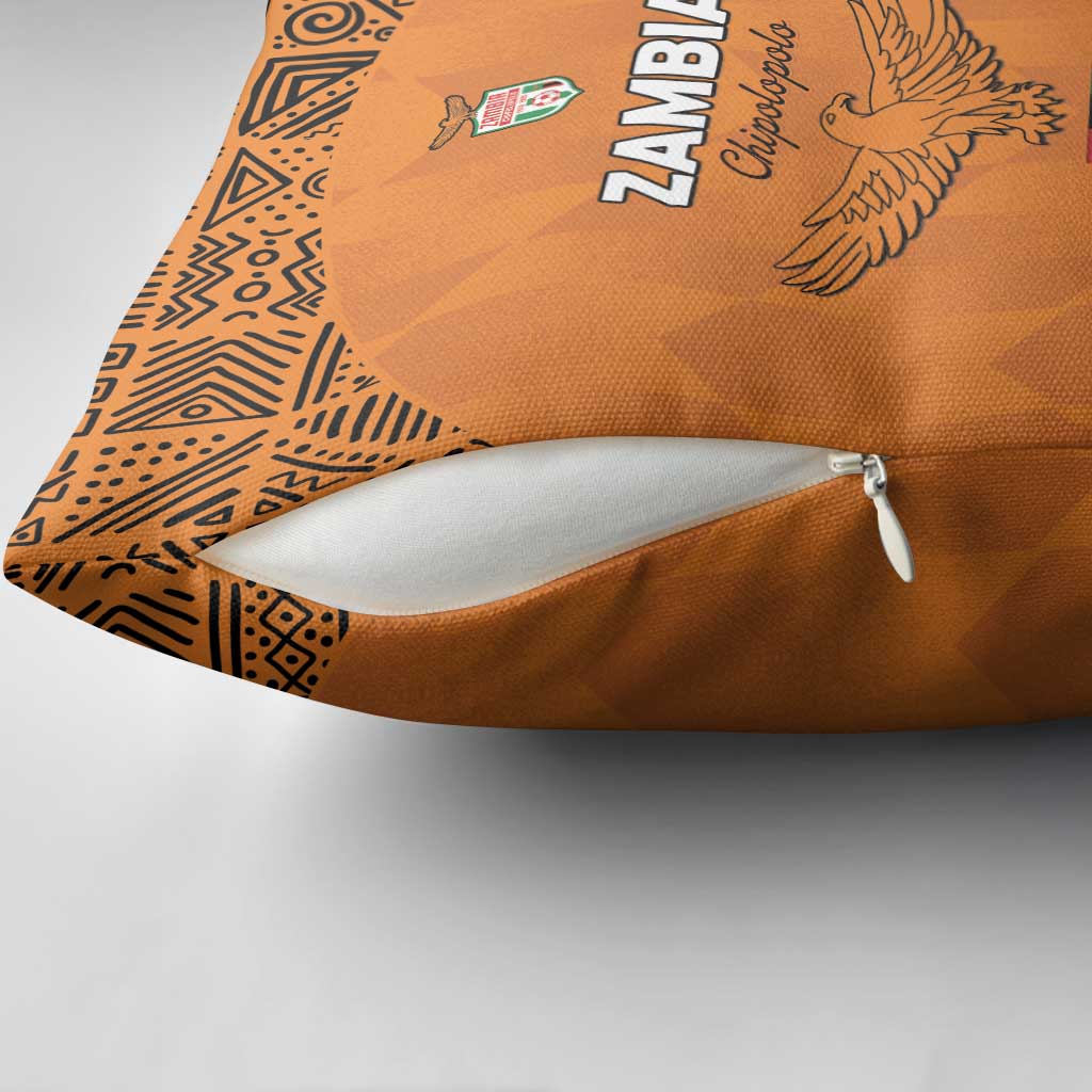 Zambia Football Pillow Cover Go Chipolopolo Go