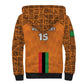 Custom Zambia Football Sherpa Hoodie Come On Chipolopolo - African Pride