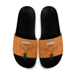 Zambia Football Slide Sandals Go Chipolopolo Go