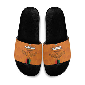 Zambia Football Slide Sandals Go Chipolopolo Go