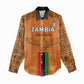 Custom Zambia Football Women Casual Shirt Come On Chipolopolo - African Pride