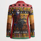Kenya Safari Christmas Blazer Black Santa Riding Cape Buffalo - Heri ya Krismasi