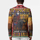 Kenya Safari Christmas Blazer Black Santa Riding Cape Buffalo - Heri ya Krismasi