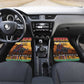 Afro Christmas in Kenya Safari Car Mats Black Santa Riding Cape Buffalo - African Pride