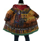 Kenya Safari Christmas Cloak Black Santa Riding Cape Buffalo - Heri ya Krismasi