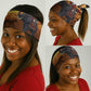 Afro Christmas in Kenya Safari Neck Gaiter Black Santa Riding Elephant - African Pride