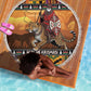 Afro Christmas in Kenya Safari Beach Blanket Black Santa Riding Leopards - African Pride