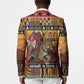 Kenya Safari Christmas Blazer Black Santa Riding Leopards - Heri ya Krismasi
