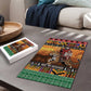 Kenya Safari Christmas Puzzle Black Santa Riding Leopards - Heri ya Krismasi