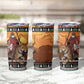 Afro Christmas in Kenya Safari Tumbler Cup Black Santa Riding Leopards - African Pride