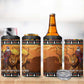 Afro Christmas in Kenya Safari 4 in 1 Can Cooler Tumbler Black Santa Riding Lion - African Pride
