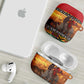 Kenya Safari Christmas AirPods Case Black Santa Riding Rhinoceros - Heri ya Krismasi