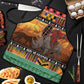 Kenya Safari Christmas Apron Black Santa Riding Rhinoceros - Heri ya Krismasi
