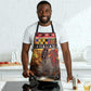 Kenya Safari Christmas Apron Black Santa Riding Rhinoceros - Heri ya Krismasi