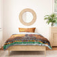 Afro Christmas in Kenya Safari Bedding Set Black Santa Riding Rhinoceros - African Pride