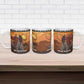 Kenya Safari Christmas Ceramic Mug Black Santa Riding Rhinoceros - Heri ya Krismasi