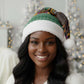 Afro Christmas in Kenya Safari Christmas Santa Hat Black Santa Riding Rhinoceros - African Pride