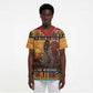 Kenya Safari Christmas Scrub Top Black Santa Riding Rhinoceros - Heri ya Krismasi - African Pride
