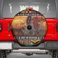 Afro Christmas in Kenya Safari Spare Tire Cover Black Santa Riding Rhinoceros - African Pride