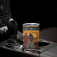 Afro Christmas in Kenya Safari Tumbler Cup Black Santa Riding Rhinoceros - African Pride