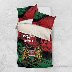 Jamhuri Ya Kenya Bedding Set African Lion - Coat Of Arms