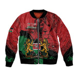 Jamhuri Ya Kenya Bomber Jacket African Lion - Coat Of Arms