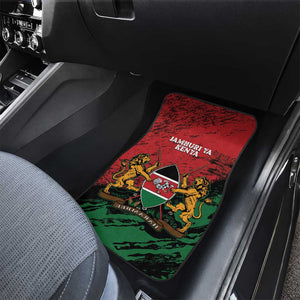 Jamhuri Ya Kenya Car Mats African Lion - Coat Of Arms