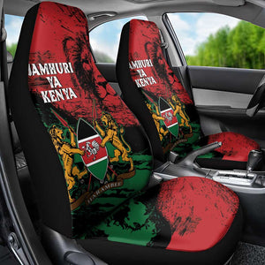 Jamhuri Ya Kenya Car Seat Cover African Lion - Coat Of Arms