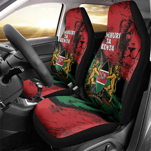 Jamhuri Ya Kenya Car Seat Cover African Lion - Coat Of Arms