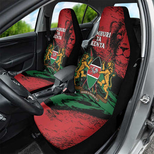 Jamhuri Ya Kenya Car Seat Cover African Lion - Coat Of Arms