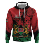 Jamhuri Ya Kenya Hoodie African Lion - Coat Of Arms