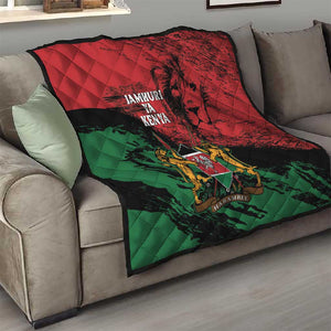 Jamhuri Ya Kenya Quilt African Lion - Coat Of Arms